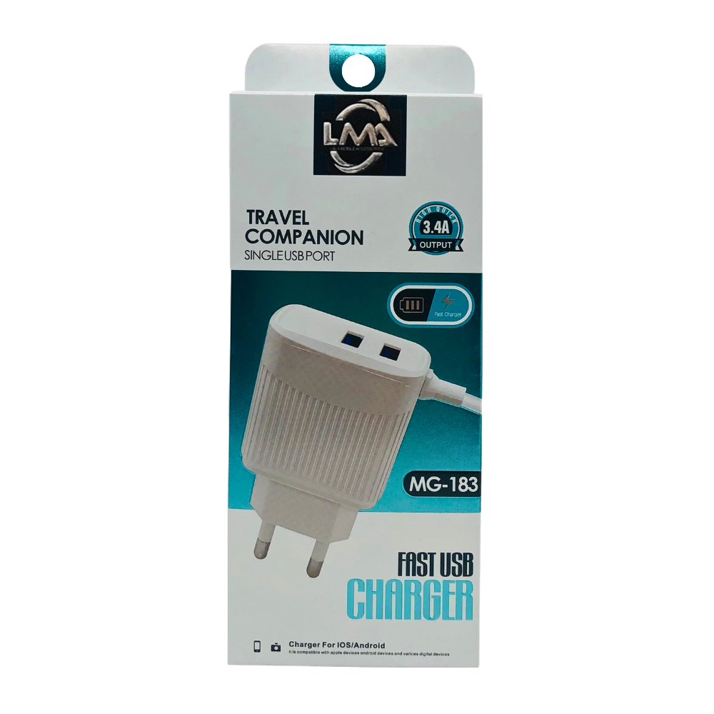 LMA  FAST CHARGER 3.4A MICRO (MG-183) [CH LMA MG183]