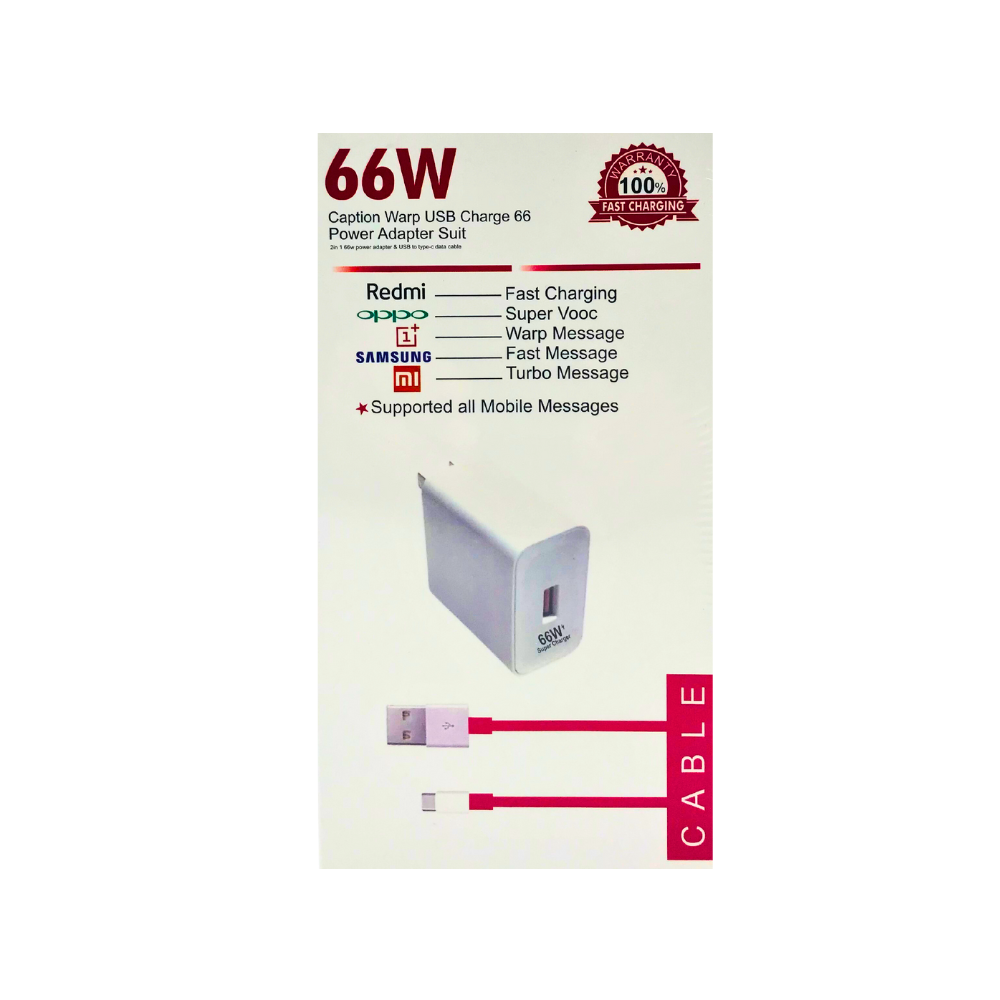 CAPTION WARP USB CHARGER (66W) [CH 66W-1]