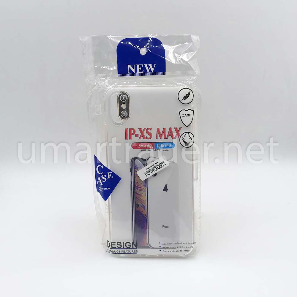 TPU TRANSPARENT POUCH (iPhone X Max) [PO IPXMAX-3] 