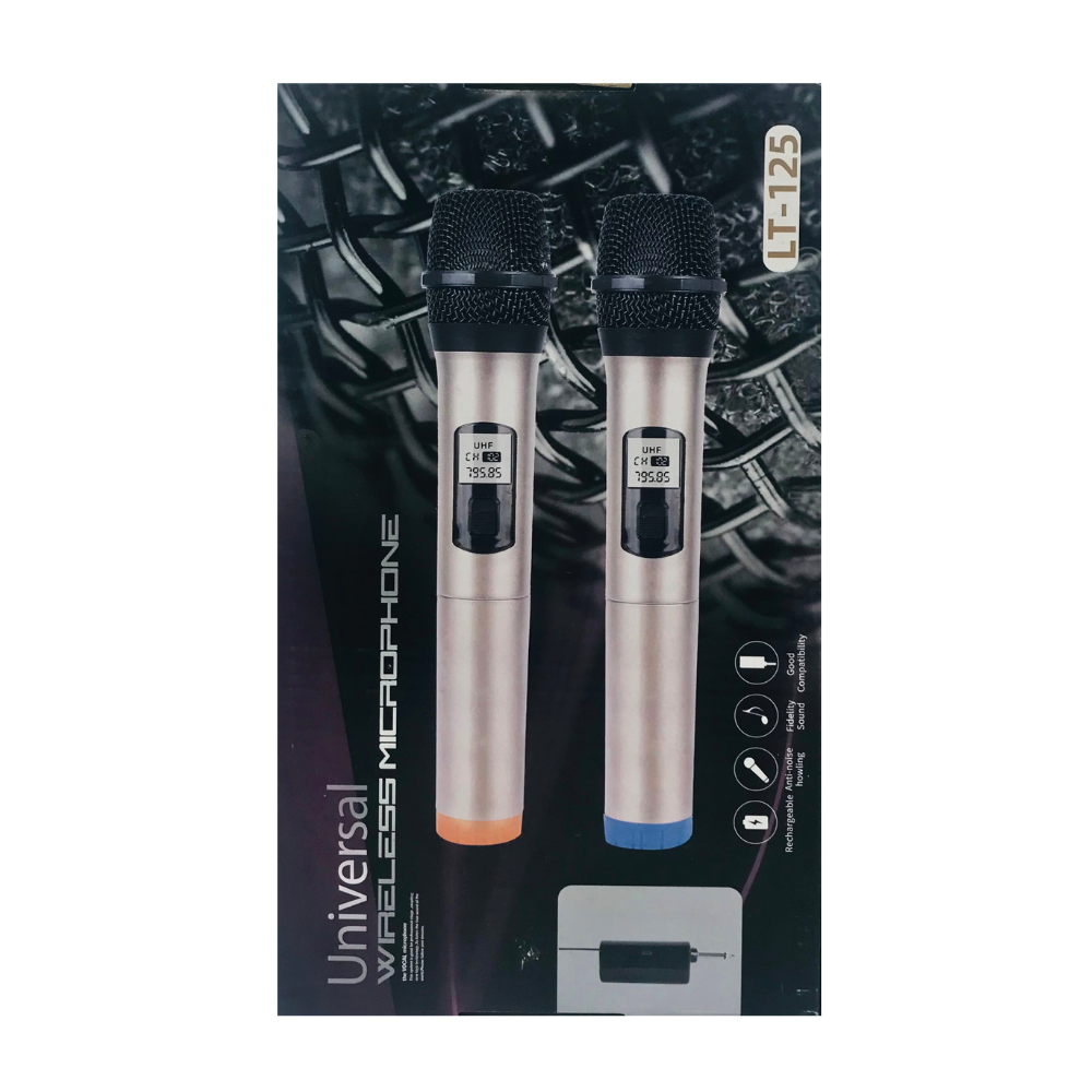 UNIVERSAL WIRELESS MIC DOUBLE LT125 [MIC DOUBLE LT125]