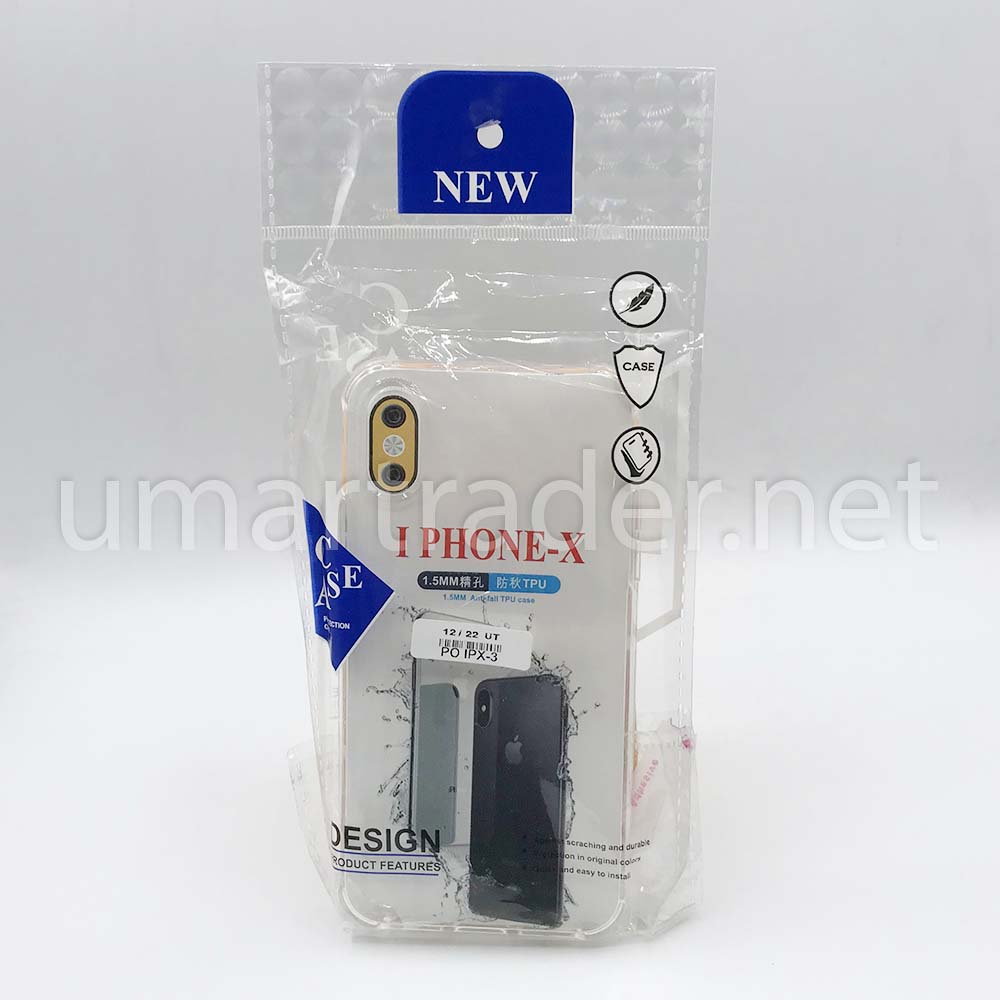  TPU TRANSPARENT POUCH ( iPhone X) [PO IPX-3]