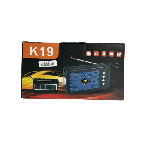 WIRELESS SPEAKER K19 WITH SOLAR [SPEAKER K19]