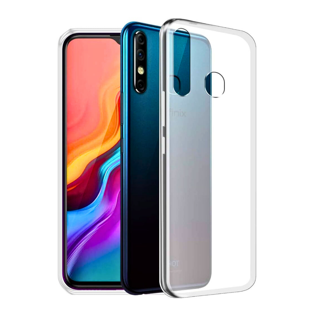  TPU TRANSPARENT POUCH (Infinix Hot 8) [PO HOTE8-3]