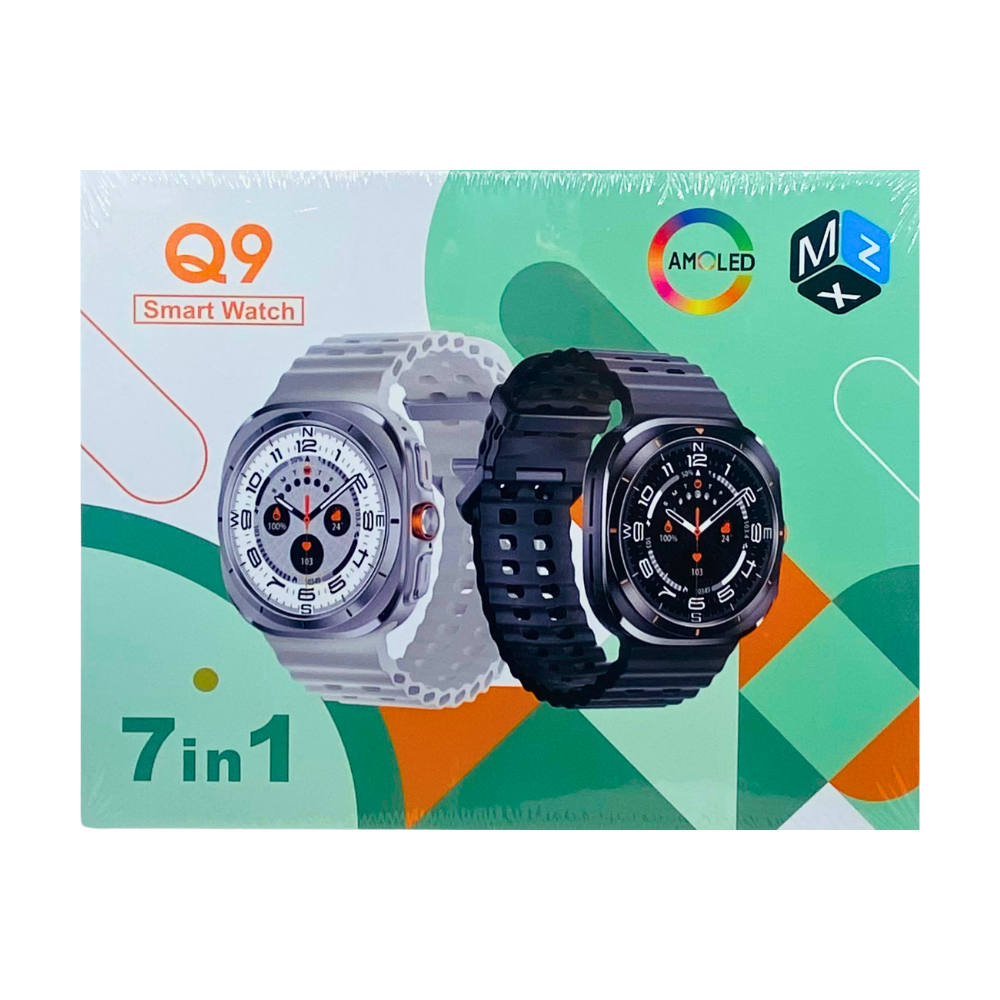 ULTRA2 SMART WATCH 7IN1 (Q9) METAL STRAPS [WATCH Q9 METAL]