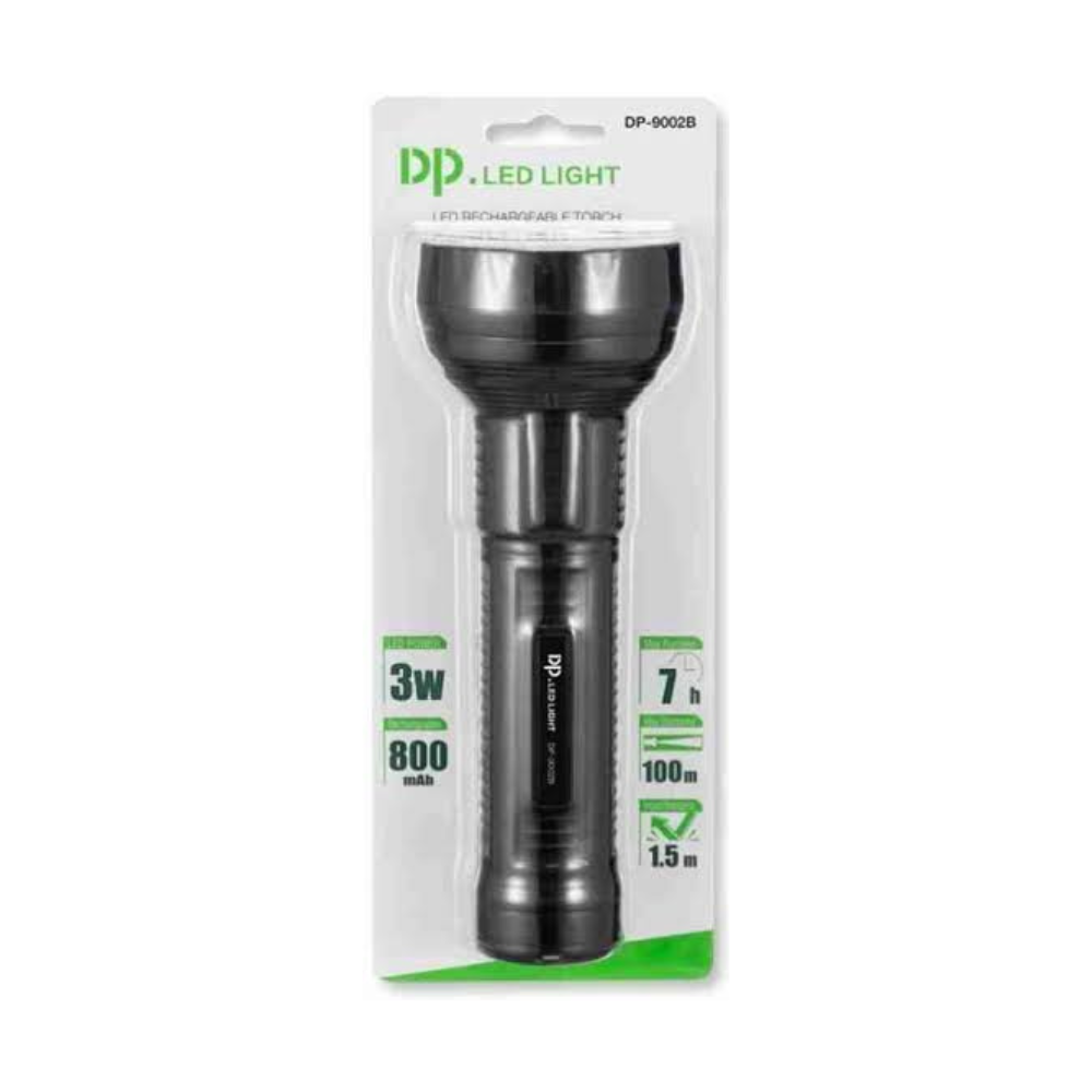 LED PORTABLE RECHARGEABLE TORCH RL-9002 [LIGHT RL9002]