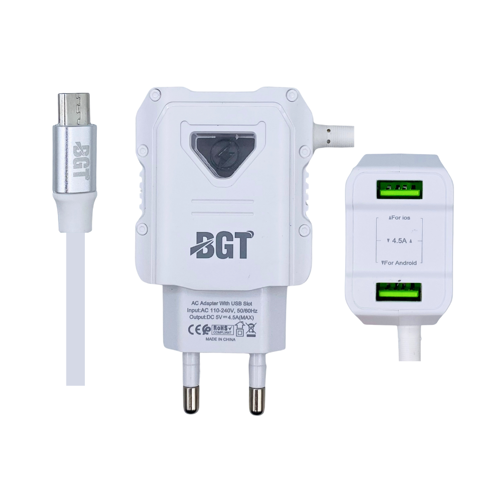 BGT LED 4.5A CHARGER (MICRO) STAR [CH BGT STAR]