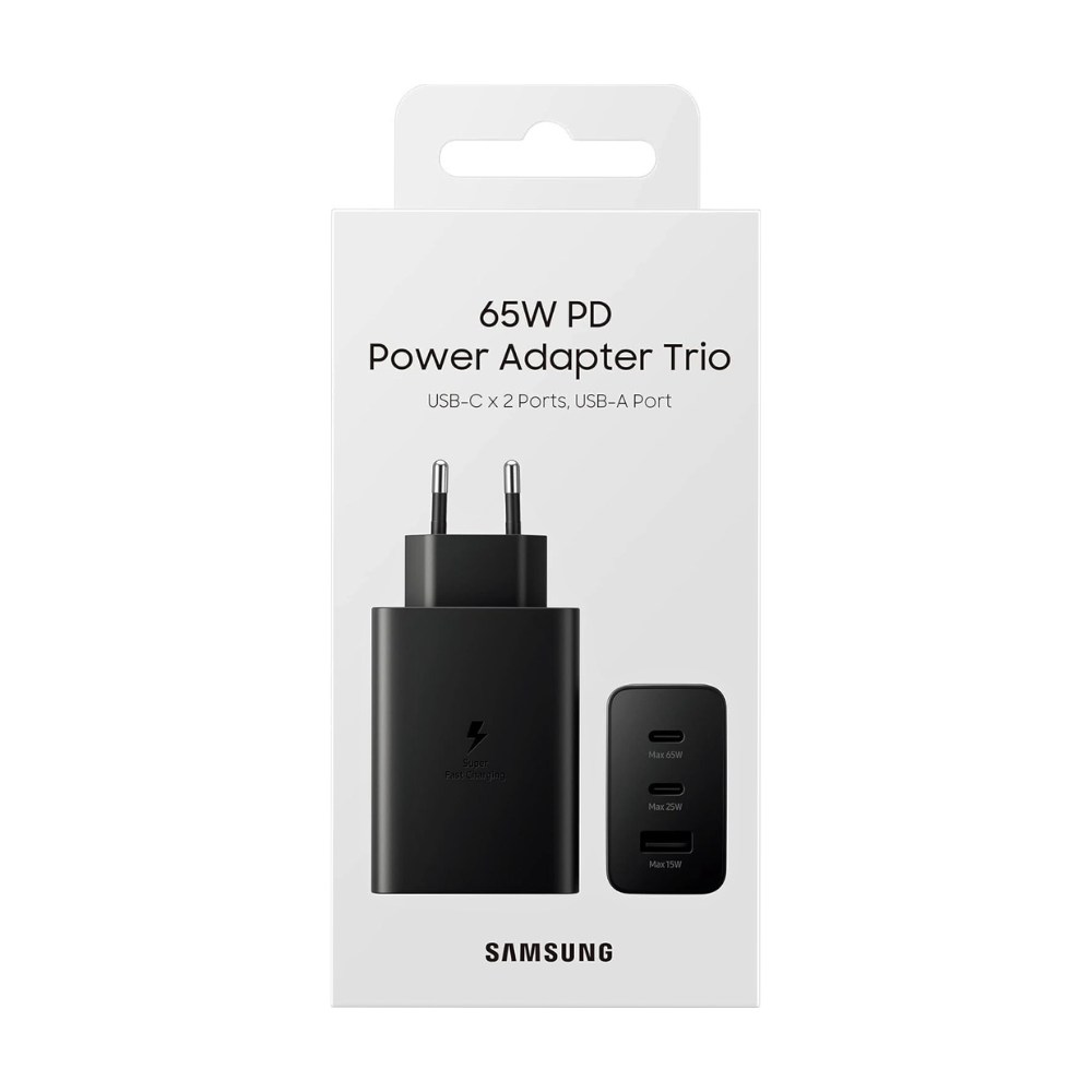 SAMSUNG SUPER FAST ADAPTER (65W) DOUBLE PD [CH 2PD 65W]