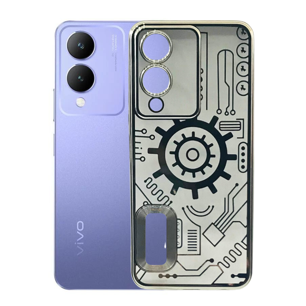 CD RING CHROME MOBILE CASE VIVO Y17S [PO Y17S-26]
