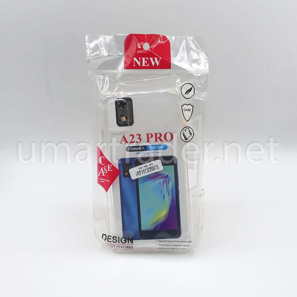  TPU TRANSPARENT POUCH (Itel A23 Pro) [PO ITLA23P-3]