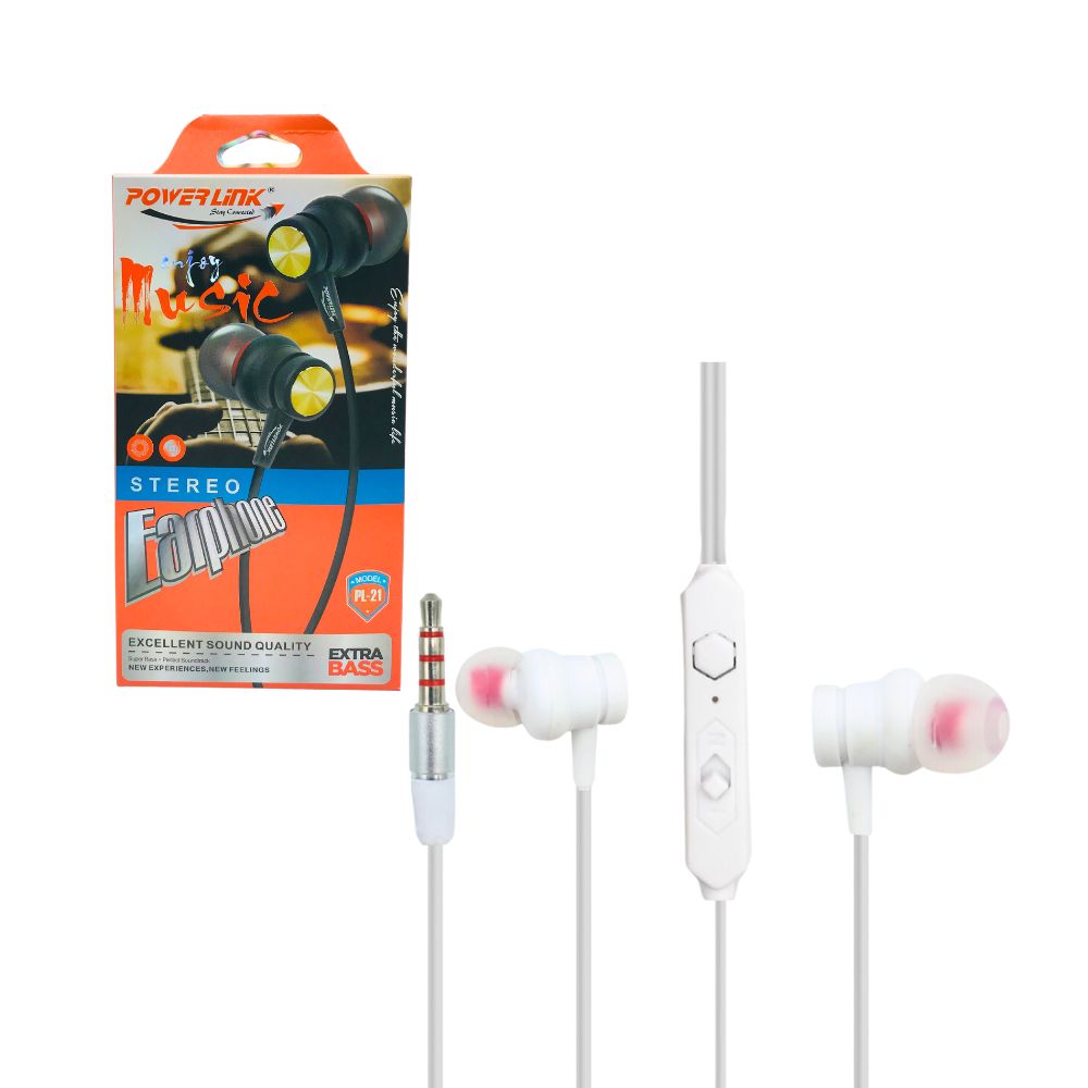 HIGH QUALITY HANDFREE EXTRA BASS (POWERLINK PL-21 [HF PL21-1]