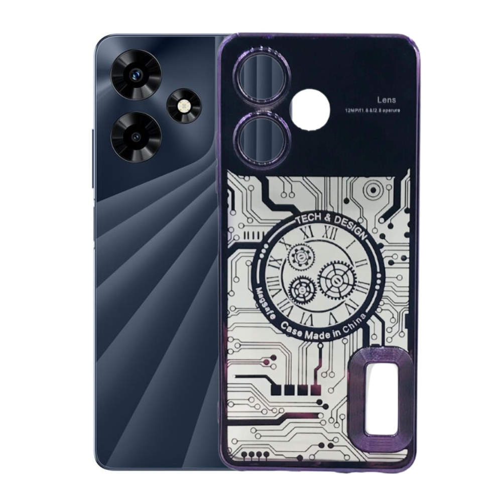 CD RING CHROME MOBILE CASE INFINIX HOT30PLAY [PO HOTE30PLAY-26]